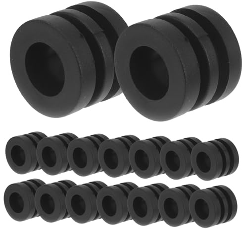 Mikinona 16pcs Foosball Replacement Washers Plastic Bumpers Table Football Rod Bearings Parts for Standard Table Football Games Easy Installation Lightweight