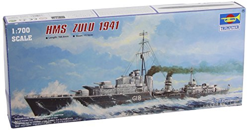 Trumpeter 05758 Modellbausatz Tribal-class destroyer HMS Zulu (F18)'41