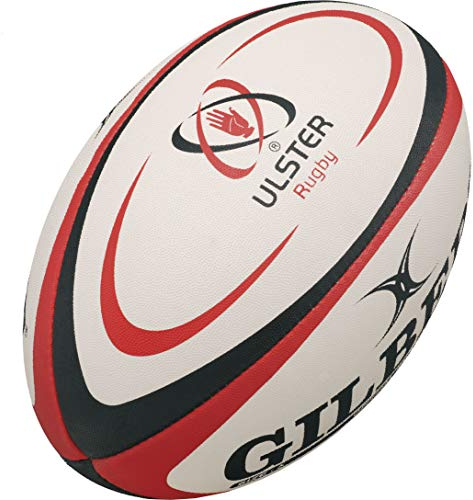 Ulster Official Replica Rugby Ball - White/Red - size 5