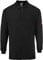 Portwest FR10 Flame Resistant Anti-Static Long Sleeve Polo Shirt Black, Large