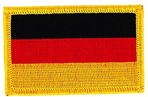 Patch écusson brodé drapeau allemagne allemand thermocollant Insigne backpack