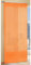 Gardinen Set, 2 x Flächenvorhang Schiebegardine mit Zubehör, Orange