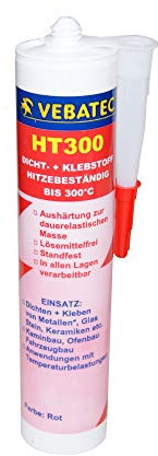HT 300 Dicht- & Klebstoff rot hitzebeständig (4,36 €/100ml)