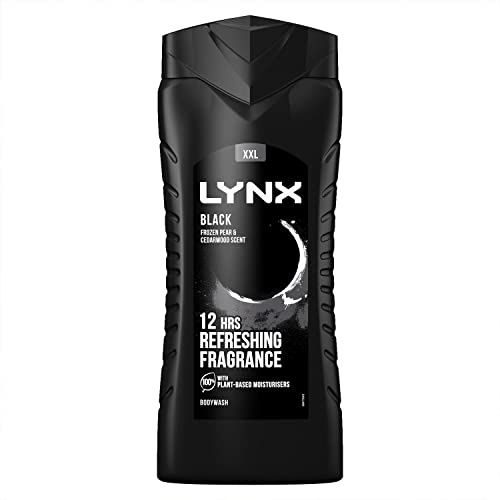 Lynx Energy Boost Shower Gel Bodywash, Black, 500ml