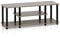 Furinno Entertainment/TV-Regal mit unterschiedlichen Ablageflächen, holz, Eiche Grau/Schwarz, 29.72 x 29.72 x 41.15 cm