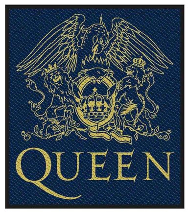 Queen Crest Patch Blue