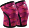 Mava Sports Coppia di manicotti a compressione per ginocchio per sollevamento pesi, cross training WOD, squat, allenamento in palestra, powerlifting | Neoprene 7 mm per uomini e donne ArmyP-S