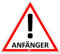 iSecur Auto-Magnet-Schild Anfänger! I 9,8 x 8,5 cm I Vorsicht Achtung Fahranfänger I für Kfz Auto LKW I abnehmbar wetterfest magnetisch I hin288