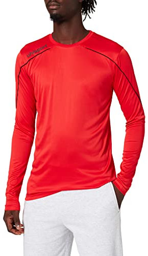 uhlsport Herren Stream 22 Langarm Trikot, rot/Schwarz, XL