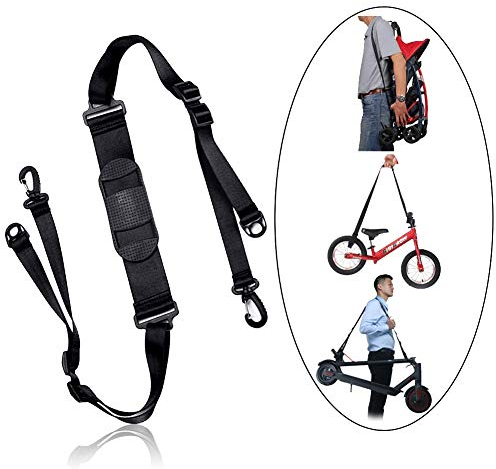 Scooter Schultergurt Shoulder Strap, e Scooter Tragegurt für Xiaomi Mi M365 Elektroroller, Kinderwagen, Kinderfahrräder, Scooter Zubehör Einstellbar Tragegurt Strap Tragegriff Schultergurte