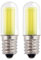 ZSZT Kühlschrankglühbirne, E14 LED 3W (25W Halogen Birne gleichwertig) 220-240V 6000K Weiß, Wasserdichtes Design, Schraubbirne, 2er-Pack