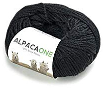 04 SCHWARZ Knäuel Baby Alpaka 50g