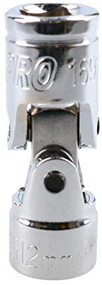 12mm Universal Joint Metric Socket 3/8 Drive 12 Point Flexible Wobble Knuckle