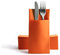 Alvotex CHIC Airlaid 50 Besteckservietten Bestecktaschen, Stoffähnlich, hochwertige Einwegserviette, 39x40cm, Orange