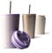 MAMEIDO Thermobecher mit Strohhalm 470 ml, Trinkbecher mit Deckel und Strohhalm aus Edelstahl doppelwandig isoliert, auslaufsicher, Coffee to go Becher (Butter Haze)