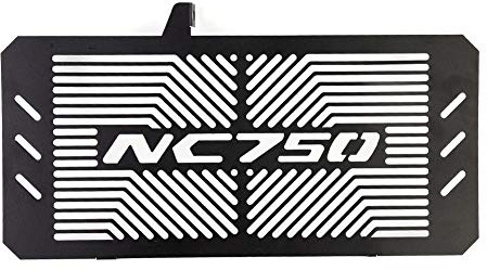 Radiator Guard for NC750 Series / NC750S/NC750X/NC750D, Stainless Steel Motorcycle Radiator Guard Protector Grille Grill Cover Black