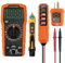 Klein Tools MM320KIT Kit di test elettrico multimetro digitale, tester di tensione senza contatto, tester presa, custodia per il trasporto e batterie