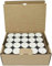 120 Stück Teelichter aus reinem Citronella, 100% pflanzliche Wachsmischung, natürliche Kerzen, paraffinfrei, im Aluminiumbecher, ohne Plastik (120 Citronella-Teelichter)