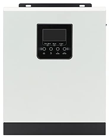 Y&H Solar Hybrid Inverter 3KVA 24VDC Pure Sine Wave Off Grid Inverter Input 220VAC Output Build in 50A PWM Solar Charger Controller & AC Charger