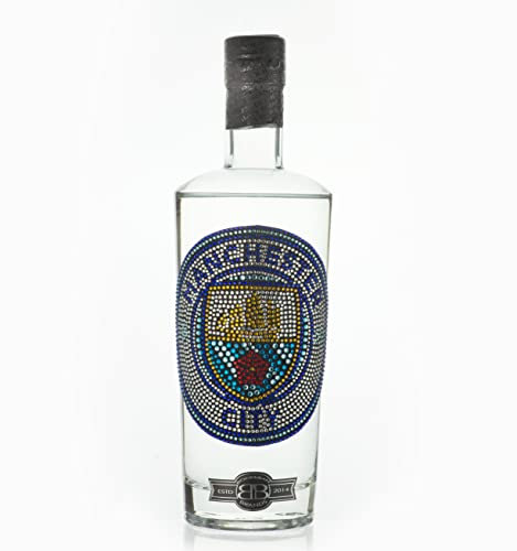 Manchester City Vodka Gift for Men & Woman, Official Manchester City FC Crystal Edition Alcohol, Great Birthday Present, Premium Alcohol by Bohemian Brands – 70 cl