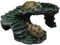 BREUAILY Reptilien Ramp Plattform Schildkröte Basking Plattform Felsen Schritt Leiste und Gecko Höhle Hideout Harz Felsversteck Terrarium Versteck für Reptilien Eidechsen Amphibien