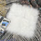 Molain 25cm Kleine Teppiche Flauschige Kunstpelz Stuhl Pad Bezug Teppich Fuzzy Kissen Fotografie Requisiten Hintergrund Nagelmatte Teppich für Zuhause Wohnzimmer Sofa Schlafzimmer Boden (Weiß Quadrat)