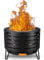 FIROW Bonfire Tragbare Feuerstelle，21 Zoll Edelstahl Heavy-Duty Low Smoke Feuerstelle für Holzverbrennung，Perfekt für Camping oder Gartendeck，Inklusive Ständer，Poker，Stoffabdeckung und Grill