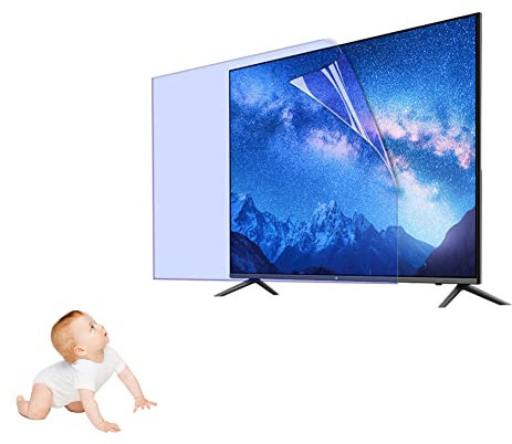 Monitor Anti Blue Light Screen Protector Film - 32-77 inch Matte Anti Glare/Anti Scratch TV Screen Guard - Relieve Eye Fatigue - for Sharp, Sony, Samsung, Hisense, LG Etc/Clear / 65 Inches 1440x809