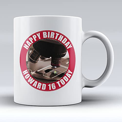 Dalton Designs UK Microscope - Personalised 10oz Ceramic Mug