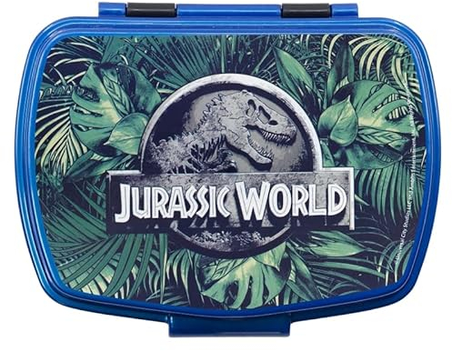 ILS I LOVE SHOPPING Fiambrera porta merienda caja sándwich box para niños (Jurassic World)