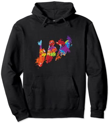 Splash Art 187 Für die Gang Handzeichen Handgeste Pullover Hoodie