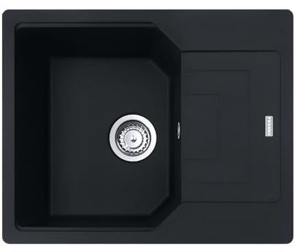 Franke Urban UBG 611-62 114.0682.549 - Fregadero de granito, negro mate