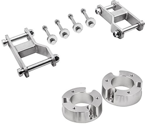 Spurverbreiterung Vordere Streben-Abstandshalter-Kits Für Nissan Für Navara D40, 2,5 Zoll Vordere Streben-Abstandshalter Und 2 Zoll Hintere Schäkel Distanzscheibe Räder