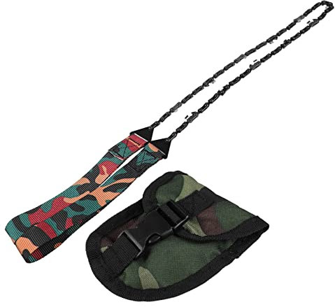 MILISTEN Hand Kettensäge multifunktionssäge outdoor säge Campingsägen für den Außenbereich Survival-Wanderwerkzeuge garten trimmen werkzeug klappbare Handsägen die Kette