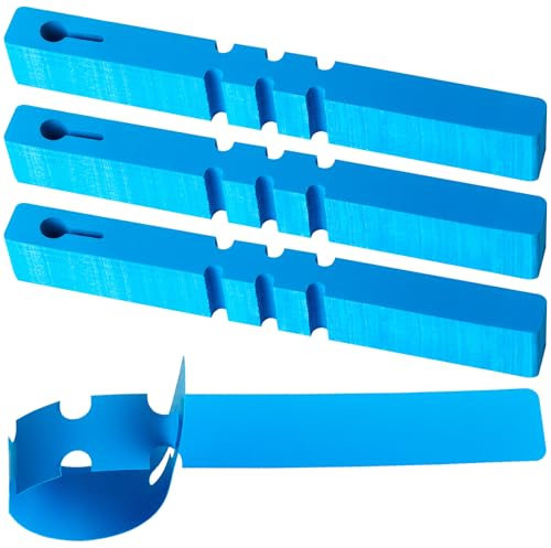 MetVot 300 Stück Pflanzenschilder Garten Pflanzenetiketten zum Beschriften, Wetterfeste, Hängende Pflanzenschilder zum Beschriften für Pflanzen (Blau)