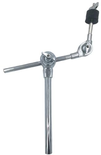 TUOREN Becken-Galgenhalter Verstellbarer Mini-Beckenausleger Galgenarm mit Becken-Kipphalterung Tube Beckenverlängerung Montageaufsatz für Beckenständer Drum Set Hardware Zubehör