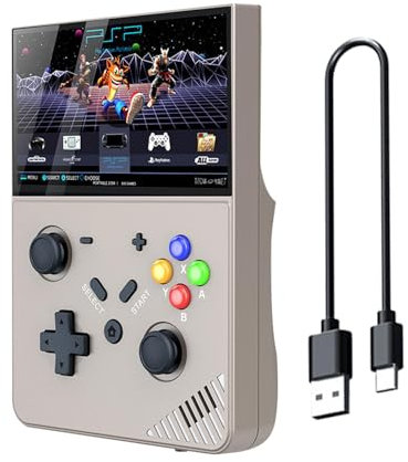 ALWIDA Consola de videojuegos | Reproductor de juegos retro - Consola de juegos portátil de mano, pantalla de 4.3 pulgadas, videojuegos de mano para niños y adultos