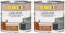 BONDEX Vernice effetto impregnante 2in1 ANTRACITE per legno interno 375ml (Confezione da 2)