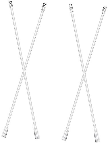 ORFOFE 12 zoll Vertikale Blind Zauberstäbe Ersatz 4 Stück Jalousien Ersatzteile und Werkzeug