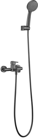 GALYON IMEX- Robinetterie Mitigeur Douche Accessoire Salle de Bain Série Roma Noir mat Cartouche céramique Ø35 mm