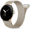 YASPARK Armband für Google Pixel Watch 3 45mm, Edelstahl Magnetisches Mesh Metall Ersatzbänder für Google Pixel Watch 3 45mm, Armband für Herren Damen