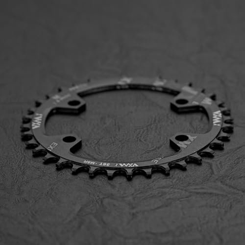 Reliable and Precision 96BCD Plato de disco circular para SHIMANOM789000 MTB Bielas (Negro-34T)