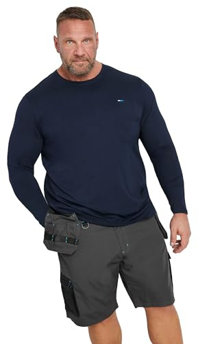BadRhino Big & Tall Workwear Cargo Shorts - Men's - Plus Size Curve Black