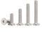 Ctyjia 20 Pièces Mince Vis à Tête Cruciforme à Tête Ronde Plate M3 x 10mm Boulons de Connexion pour Meubles, Vis en Acier Inoxydable 304