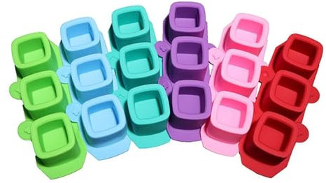 Molde de 3 agujeros para macetas, redondo, cuadrado, geométrico, herramienta de fundición de hormigón, maceta de cemento de silicona