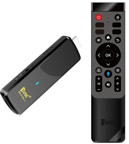Android 14 Home Video Player Quad Core AR Arm CORTEX-A53 BT5.0 Média Player 2.4G & 5G Dual WiFi 4K HD TV Video Player pour Les Films HD Applications Internet