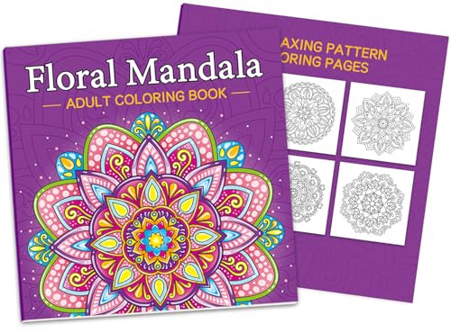 TENGWA Mandala Malbuch für Erwachsene 32 Exquisite Mandala Muster Anti-Stress Ausmalbuch für Erwachsene und Kinder Stress Abbauen und Entspannen Entspannungsgeschenke für Frauen