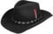 Stetson Hackberry Westernhut Herren - Cowboyhut Traveller aus Wollfilz (Asahi Guard®) - Wollfilzhut wasserabweisend - Outdoorhut mit formbarer Krempe - Filzhut Sommer/Winter schwarz S (54-55 cm)