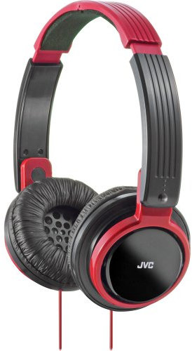 JVC Ha-S200-R - Cuffie on-the-ear Riptidz, colore: Rosso