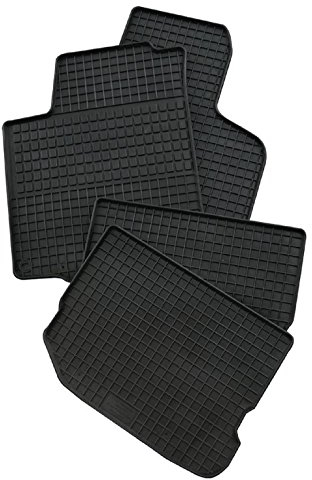 kh Teile 61010 Gummimatten passend für Golf 4 Passform Allwetter Gummi Fußmatten 4-teilig schwarz